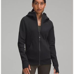 Lululemon Black Scuba Full-Zip Hoodie size 8